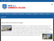 Tablet Screenshot of newljcollege.com